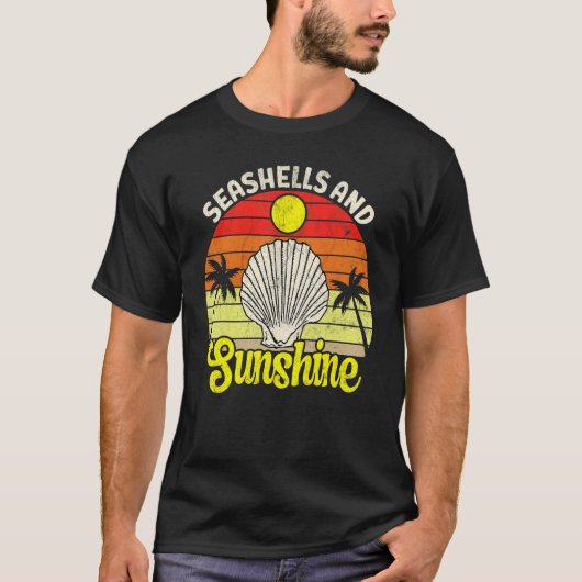 Shelling & Beachcombing Shell Hunter  Seashell Col T-shirt (Voorkant)