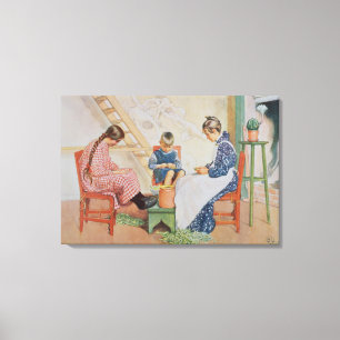 Shelling Peas, pub. in "Lasst Licht Hinin" ("Let i Canvas Afdruk