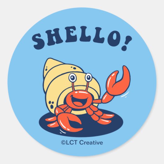 Shello Ronde Sticker (Voorkant)