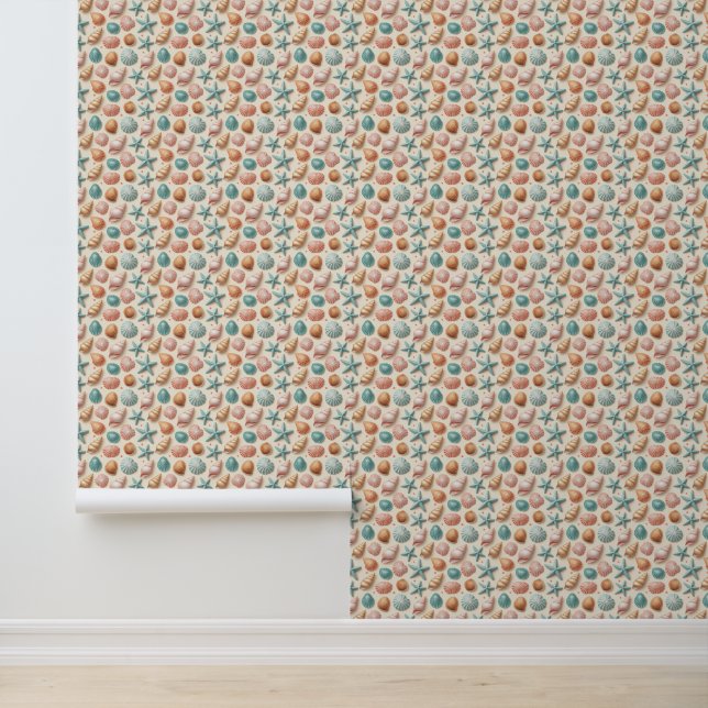 Shells Abundance Behang (Applicatie)