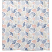 Shells Pattern Douchegordijn (Voorkant)