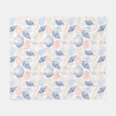 Shells Pattern Fleece Deken (Voorkant (Horizontaal))