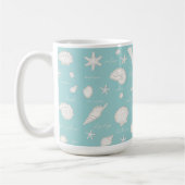 Shells Starfish Sun Fun Text Ivory ID918 Koffiemok (Links)