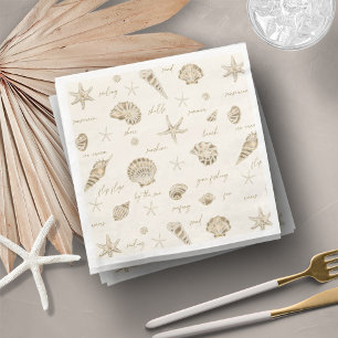 Shells Starfish Sun Fun Text Sandstone ID918 Servet