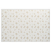 Shells Starfish Sun Fun Text Sandstone ID918 Stof (Fat Quarter)