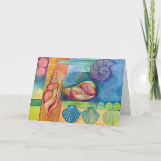 Shells van het zee kaart (Voorkant)