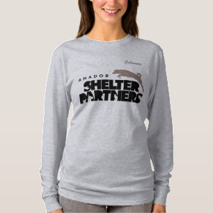 SHELTER Partners Logo Apparel Custom Name T-shirt