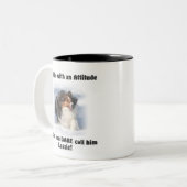 Sheltie Attitude Mok (Voorkant links)