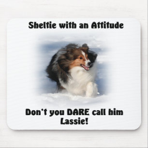 Sheltie Attitude Mousepad Muismat