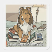 Sheltie & boeken