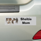 Sheltie Bumpersticker (Op auto)