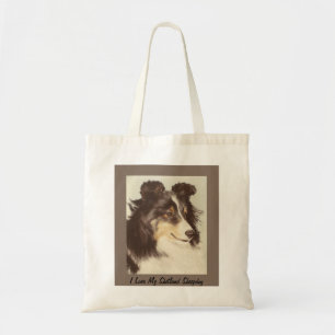 Sheltie Canvas tas