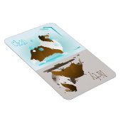 Sheltie Clean-Dirty Dishwasmachine Magneet (Rechterzijde)