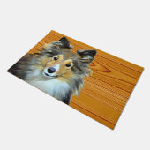 Sheltie Collie Dog Deurmat (Schuin)