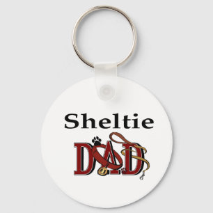 Sheltie Dad Gifts Sleutelhanger