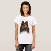 Sheltie Dames Shirt (Voorkant volledig)