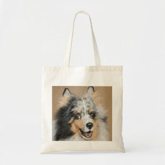 SHELTIE DOG BAG TOTE BAG
