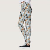 Sheltie Dog Bones and Paws Leggings (Links)