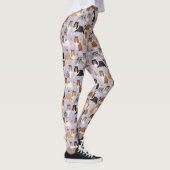 Sheltie Dog Bones and Paws Leggings (Droite)