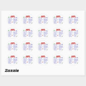 SHELTIE Eigendomsrecht 2 Ronde Sticker (Vel)