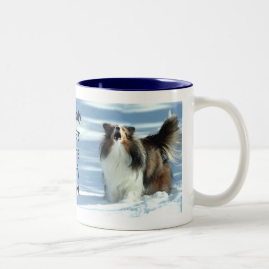 Sheltie Fart Mug (Droit)