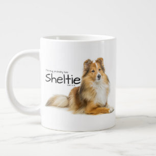 Sheltie Hair Extra Grote Beker