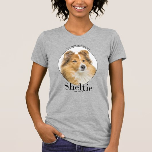 Sheltie Hair T-shirt (Voorkant)