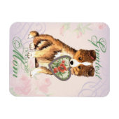 Sheltie Heart mama Magneet (Horizontaal)