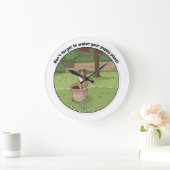Sheltie in pot grote klok (Huis)