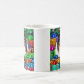 Sheltie Kerstmis Open Gifts Tri Color Koffiemok (Center)