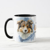 Sheltie Kisses Corriger tout Mug (Gauche)
