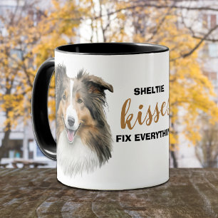 Sheltie Kisses Fix Alles Mok