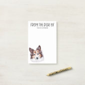 Sheltie Lover Post-it® Notes (Op bureau)