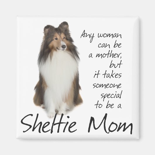Sheltie Ma Magnet Magneet (Voorkant)