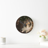 Sheltie Magic Clock Ronde Klok (Huis)