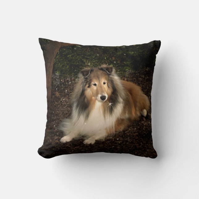 Sheltie Magic Pillow Kussen (Voorkant)