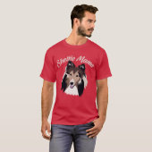 Sheltie Mama Cute Shetland Sheepdog T Shirt (Voorkant volledig)