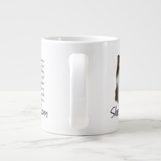 Sheltie Maman Jumbo Mug (Dos)