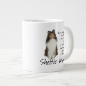 Sheltie Maman Jumbo Mug (Devant droit)