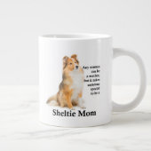 Sheltie Maman Jumbo Mug (Droite)