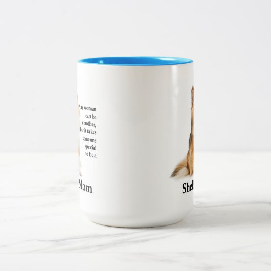 Sheltie Maman Mug (Centre)