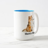 Sheltie Maman Mug (Devant droit)