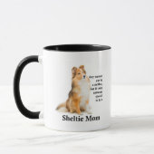 Sheltie Maman Mug (Gauche)