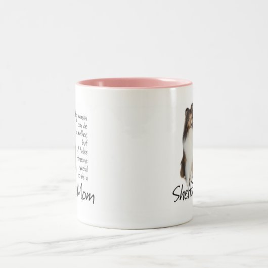 Sheltie Maman Mug (Centre)