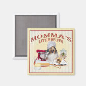 Sheltie Momma's Helper magnets (Recto/Verso)