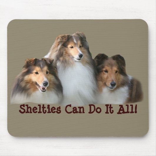 Sheltie Mousepad Muismat (Voorkant)