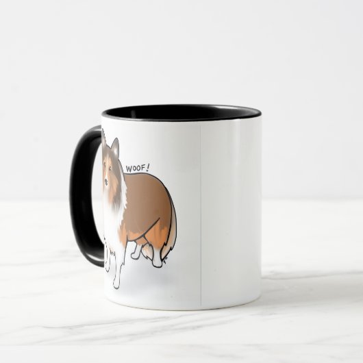 Sheltie Mug (Devant gauche)