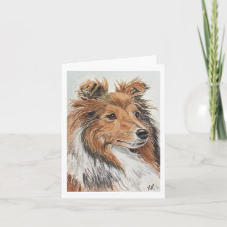 Sheltie Notecards Kaart