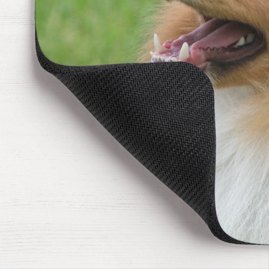 Sheltie op mousepad muismat (Hoek)