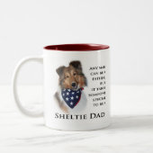 Sheltie Pap #3 Mok (Links)